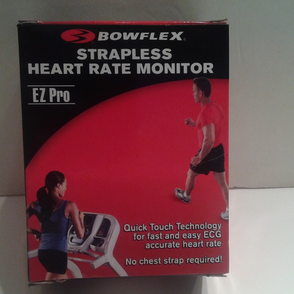 NIB BOWFLEX RED STRAPLESS HEART RATE MONITOR